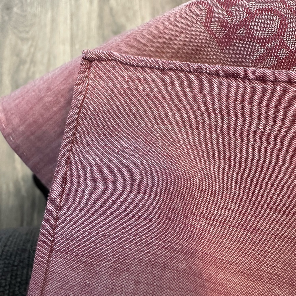 FREE Dior logo scarf used, cotton dry cleaned with a $400purchase - Picture 4 of 6